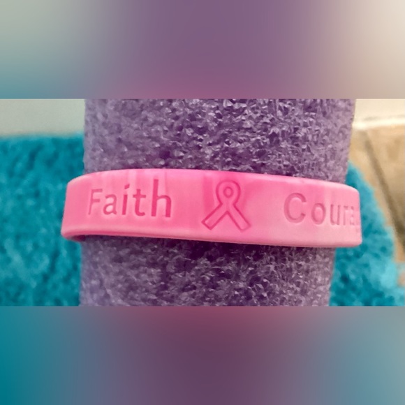 Faith Courage Breast Cancer Bracelet and 3 LOL Friendship Bracelets ( set Of 4 ) - Picture 4 of 7